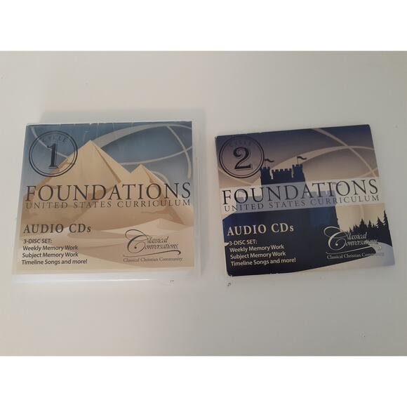 Classical Conversations Lot of 2 Curriculum Audio CD Sets - Cycle 1 Cycle 2 GUC - Picture 1 of 6